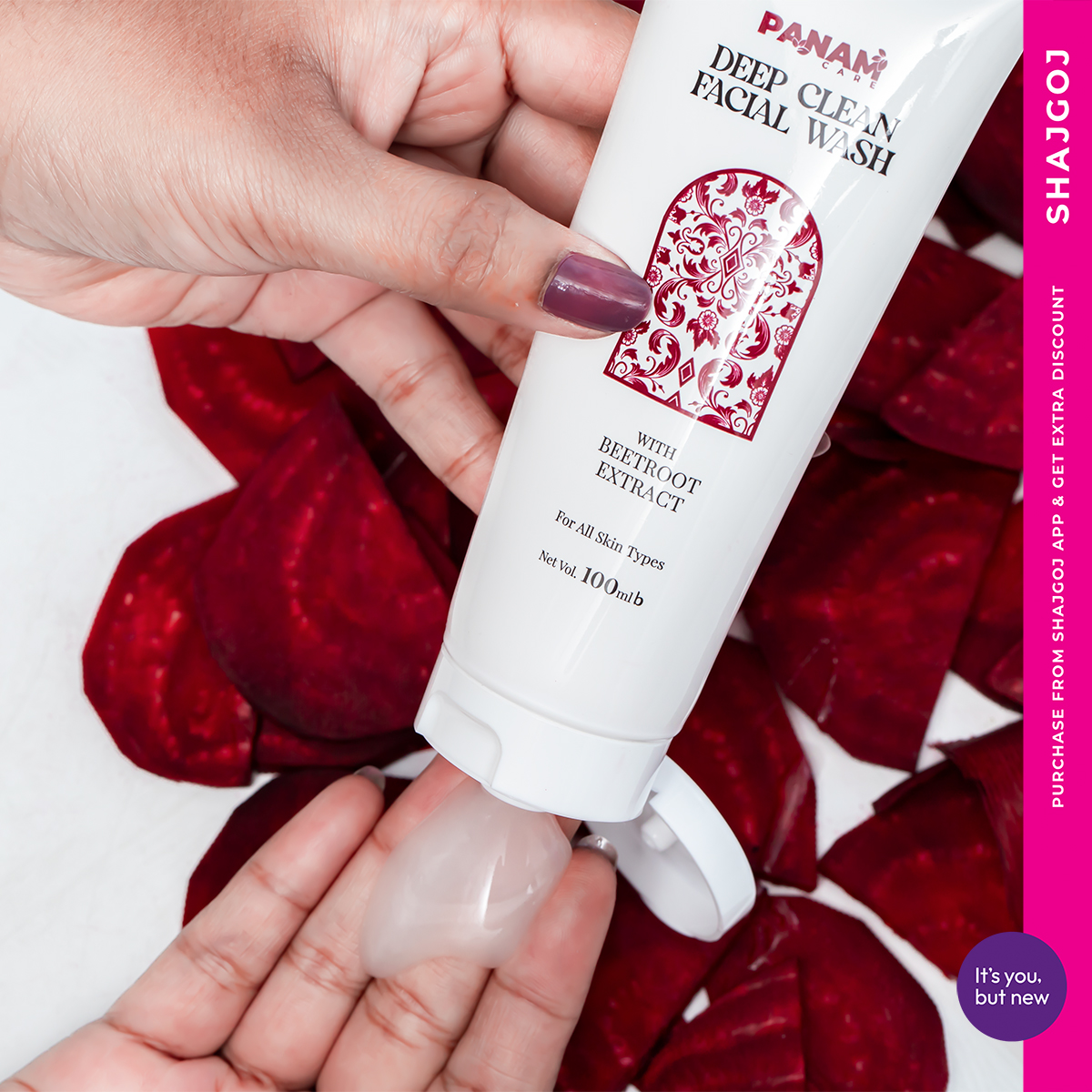 Panam Care Deep Clean Face Wash - Beetroot Extract - Image 3